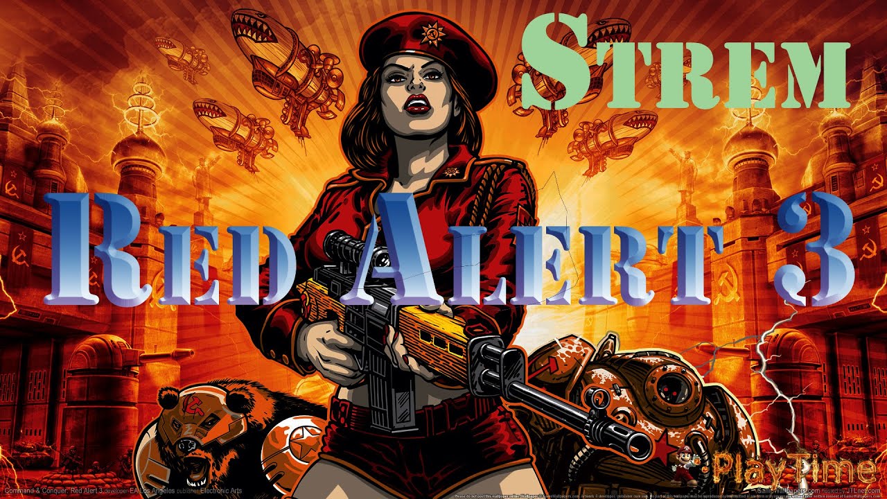 Stream весёлое прохождение Red Alert 3 - 4 серия playstation 3