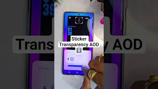 One UI 8.5 Sticker Transparency on AOD Lockstar Goodlock on S25 Ultra  #shorts #youtubeshorts