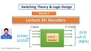 Digital Lecture 35 : Decoders || 2-4 ||  3-8 Decoders ||  Applications ||