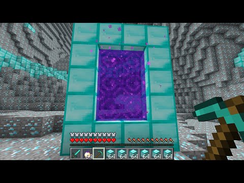 Minecraft UHC but you can make PORTALS from any block...