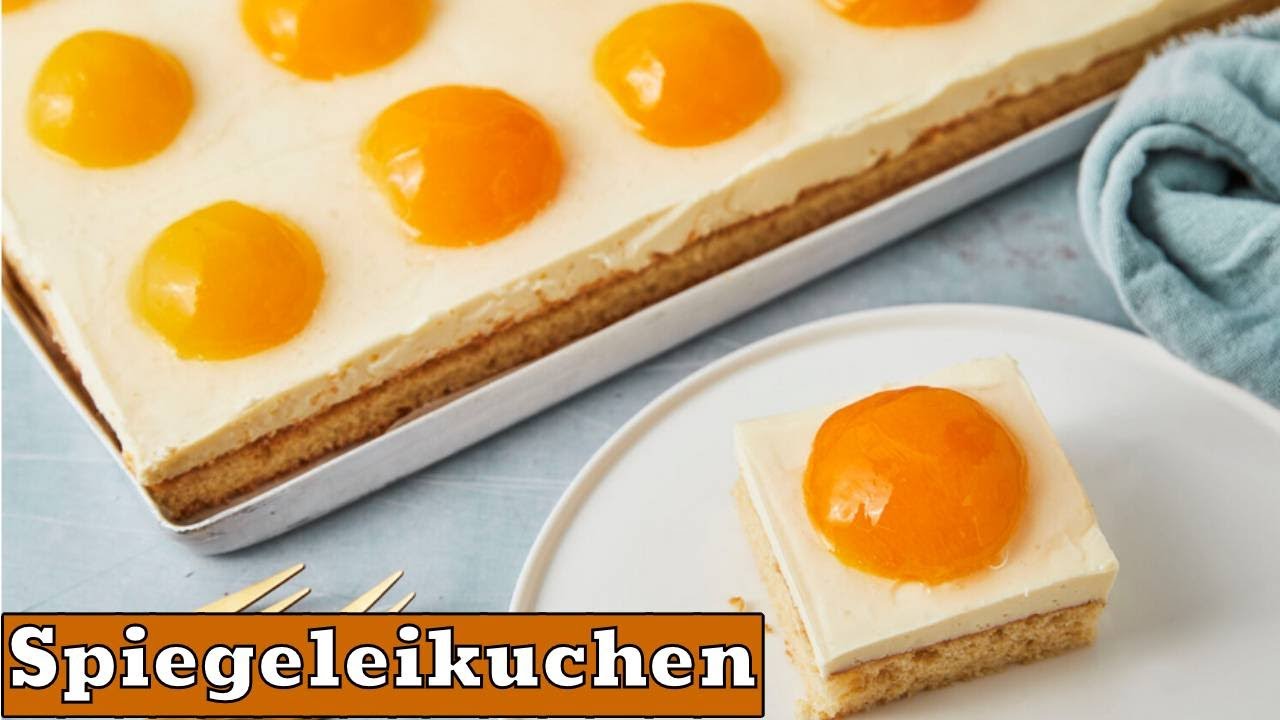 Alle lieben diesen Kuchen in NUR 4 Schritten und jeder möchte das Rezept haben! | Spiegeleikuchen