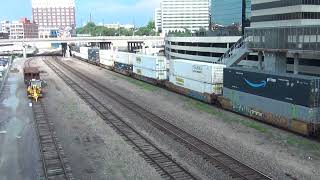 BNSF #6060 Leads WB Stacktrain. Kansas City, MO 7/26/25