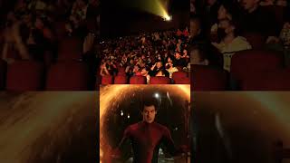 Best Spiderman No way Home theater Reaction ! #holidayswithshorts #shortirl #reaction #spiderman
