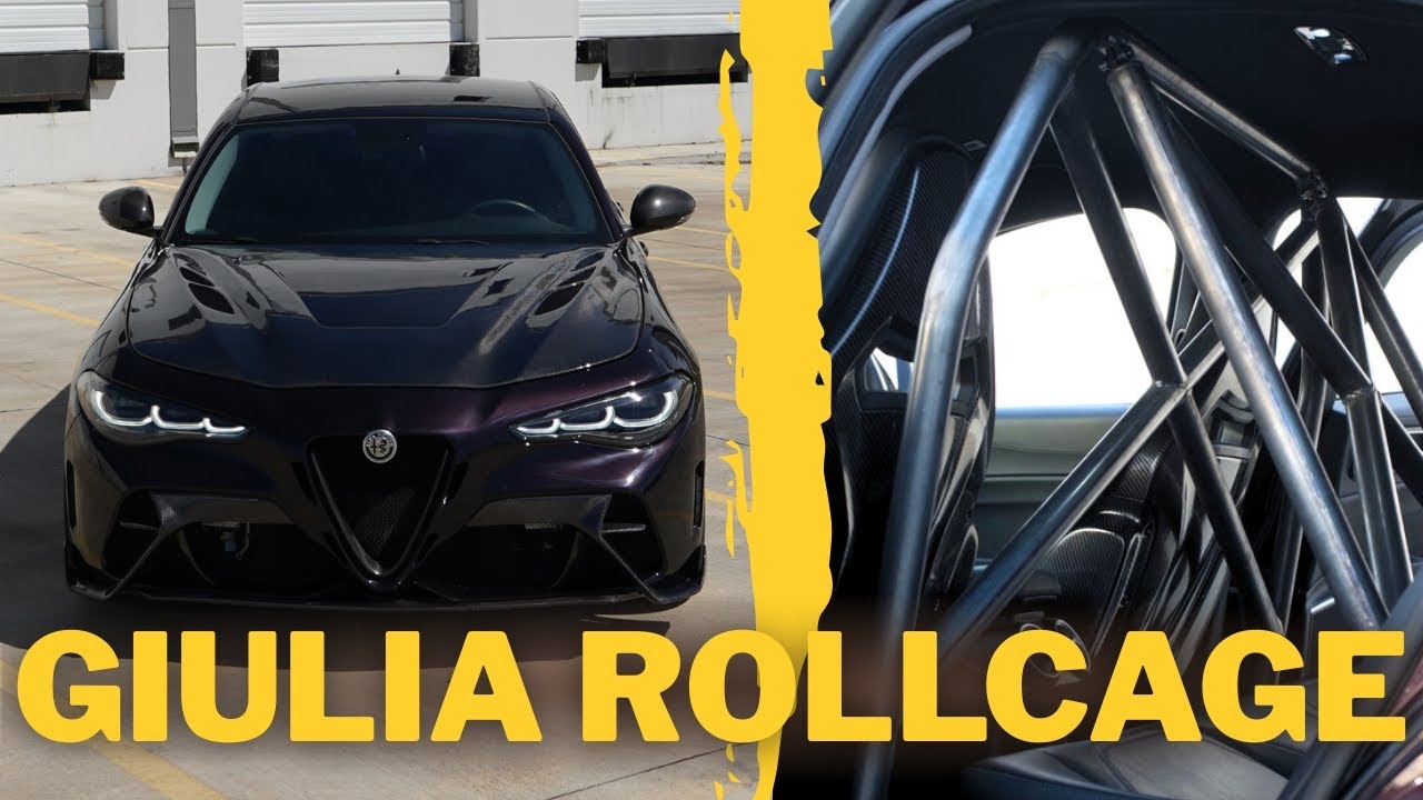 Is This the FIRST Roll Cage in a Giulia 2.0 ?!
