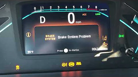 Honda Odyssey Elite Brake System Problem