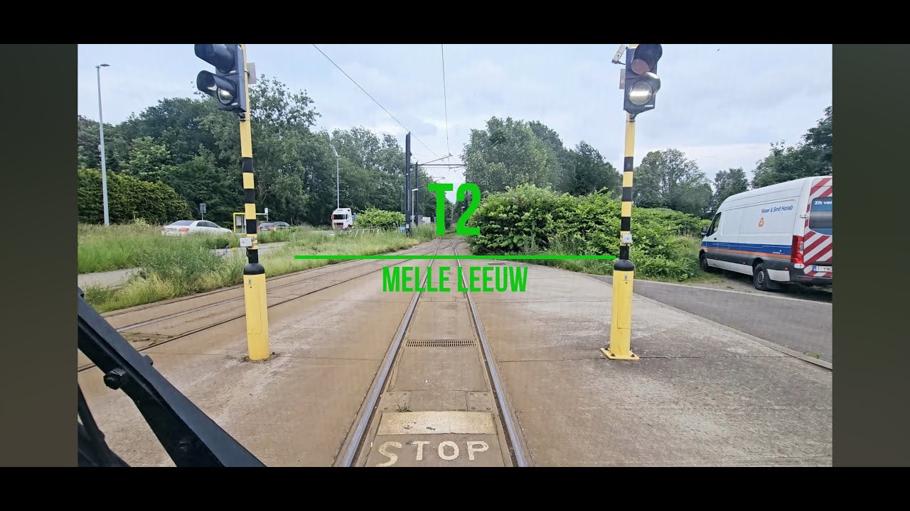 Tram Cabview 🚋 Gent T2 – Evergem Brielken → Melle Leeuw | Driver’s POV