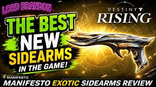 Manifesto Exotic Sidearms Review & Gameplay #destinyrising Manifesto Exotic Sidearms Review & Gameplay #destinyrising