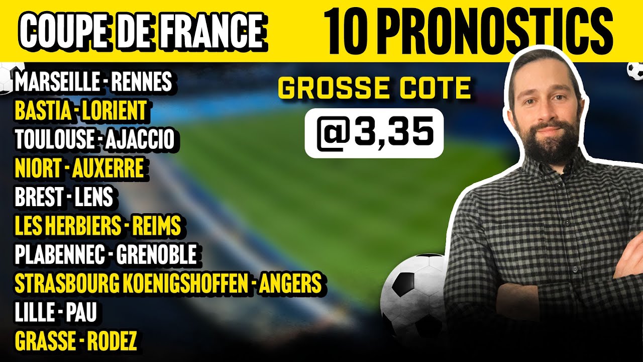 Fanion Bastia Vs Nice Coupe De France 2025 - Tissu Multicolore, Neuf, Club Français