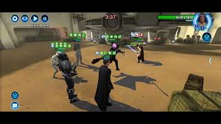 GAC counter: Dark Trooper Moff Gideon vs Kelleran Beq & Jocasta Nu 5v5