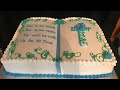 Bible cake ( pastel en forma de biblia )