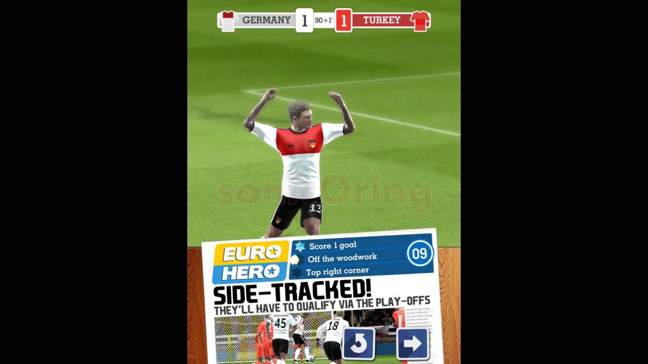 Score Hero Euro Hero Level 9 Walkthrough 3 Stars