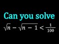 Solving an inequality for smallest integer n