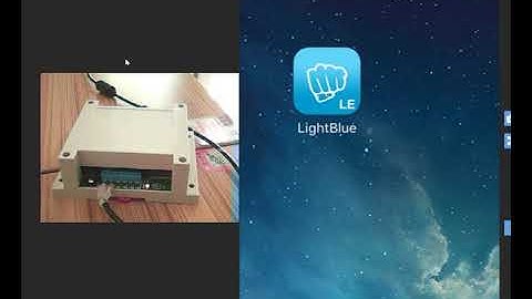 BT23A02 & CE038 2/4 channel Bluetooth relay IOS operation demo
