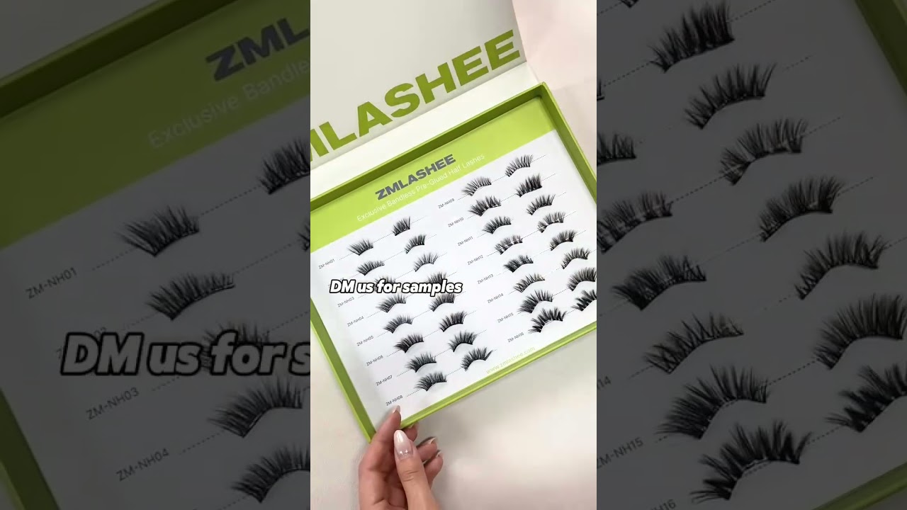 Tap.Look.Fall in love with half-lash design.✨