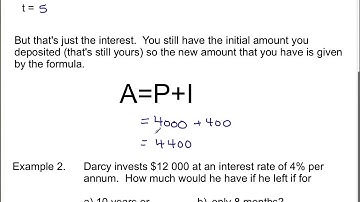 MBF3C S2L10 Simple Interest
