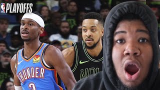 Thunder vs Pelicans | Reaction | NBA Playoffs Game 4