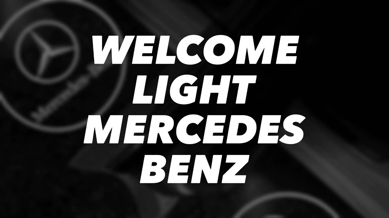 EP47. Welcome Light of Mercedes Benz Logo ติดตั้งง่ายครับ วิธีติดตั้งไฟโลโก้เบนซ์ ลองชมครับ