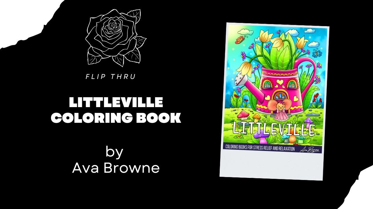 Ava Browne Coloring Books Littleville Hobbies Coloring Book, Adult