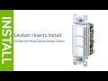 How to Install a Decora Combination Device with Three Single Pole Switches | Leviton