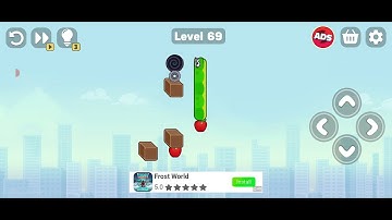 Snake puzzle Slither to eat level 69 Solution #viralgame#trending video#snakepuzzle 