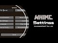 WHIMC Server Suggested Settings