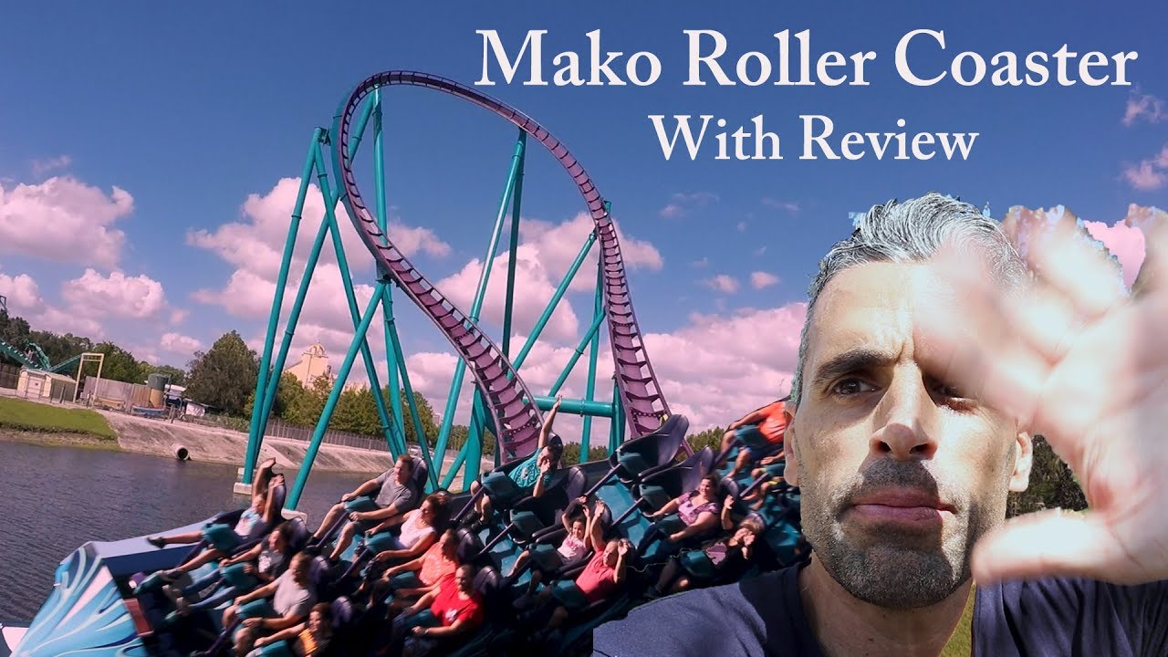 Mako Roller Coaster Front Seat Sea World Orlando Florida YouTube