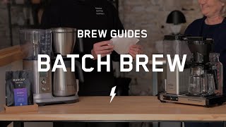 Brew Guide: Moccamaster & Precision Brewer Batch How To