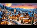 A Quiet Village at Night #calm #relaxing #sleepmusic #healingmusic #stressrelief #snow #fireplace