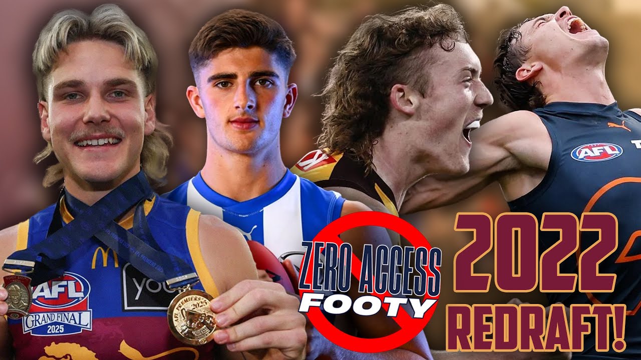 REDRAFTING the 2022 AFL Draft!