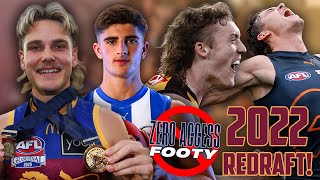 REDRAFTING the 2022 AFL Draft!