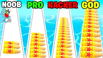 NOOB vs PRO vs HACKER | In Bullet Stack | With Oggy And Jack | Rock Indian Gamer |