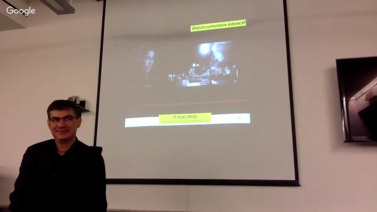 Conférence de Serge Bouchardon : Les récits interactifs : enjeux et perspectives