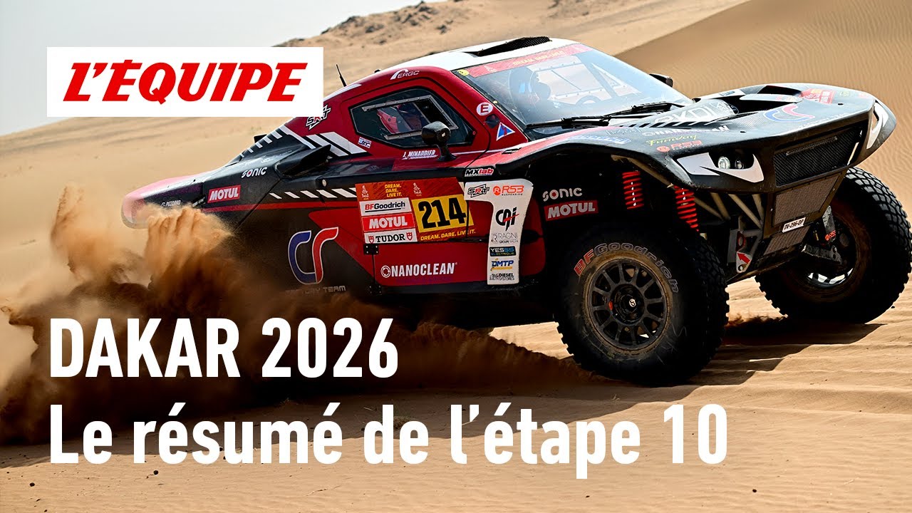 Dakar 2026 : Le grand résumé de l'étape 10 - YouTube