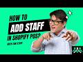 How to Add Staff in Shopify POS using Zon Staff? | Zon Staff Management