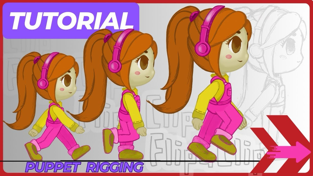 FlipaClip Animation: Create & Rig a Puppet for a Perfect Walk Cycle ...