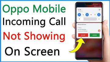 Oppo Incoming Call Not Showing | Oppo Phone Me Call Show Nahi Ho Raha Hai