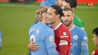 Virgil van Dijk VS Erling Haaland  Face to Face Moments