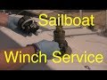 How to service a Harken sailboat winch