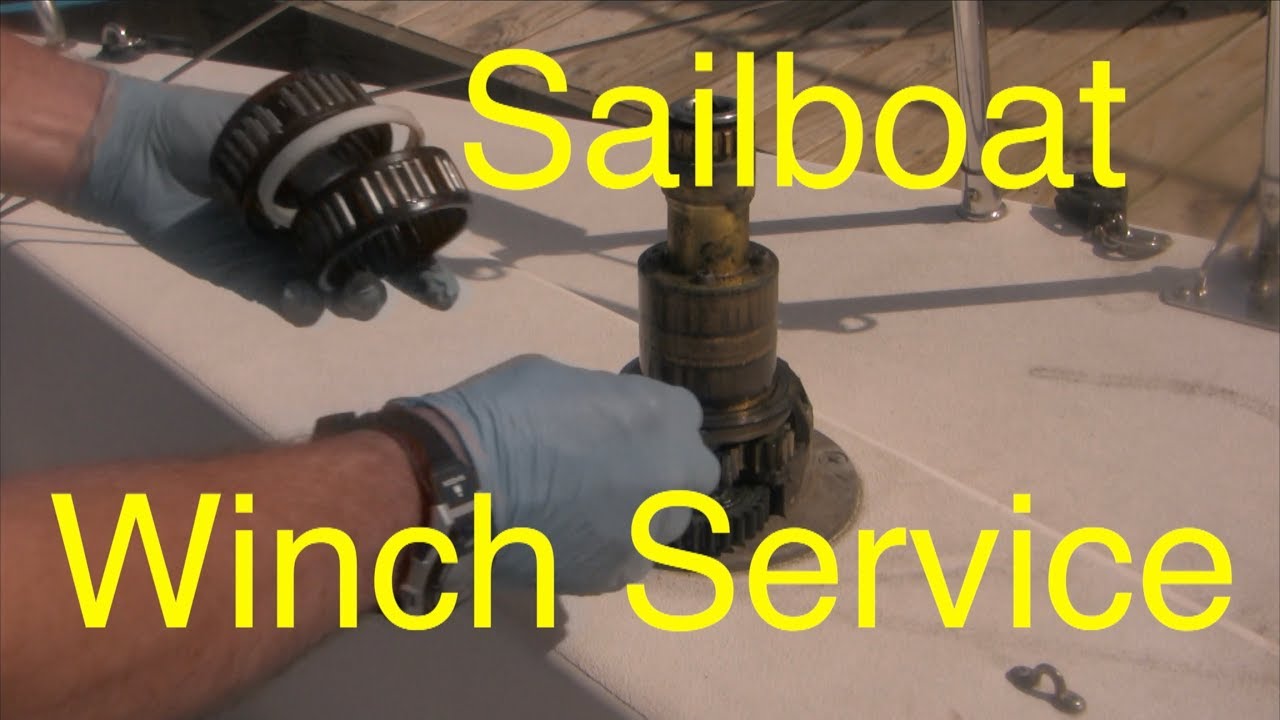 How to service a Harken sailboat winch YouTube