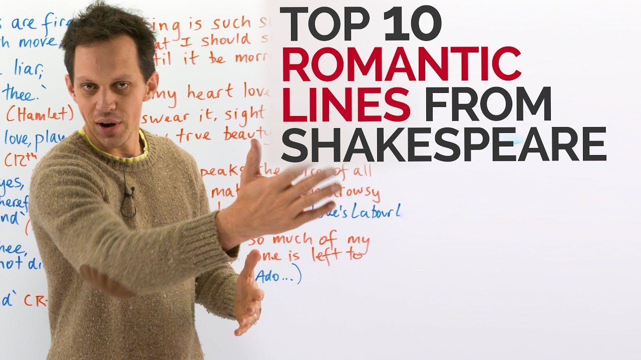 Flirt and be romantic like SHAKESPEARE 💕🌹💋