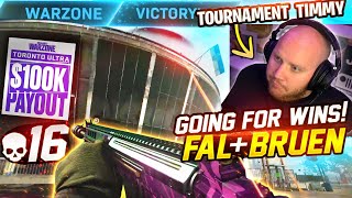 WE POPPED OFF IN A $100,000 WARZONE TOURNAMENT! Ft. FaZe Bloo & JKap