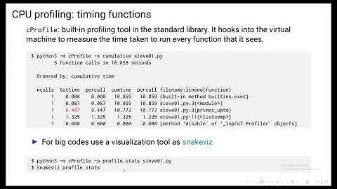 Efficient use of Python on the clusters