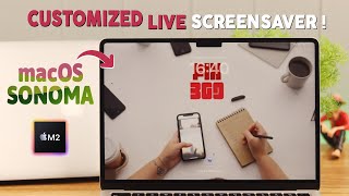 macOS Sonoma: Set Own Customize Live Screensaver! [Video Wallpaper on M2] screenshot 4