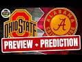 Ohio State vs Alabama - Preview & Prediction (Late Kick Cut)