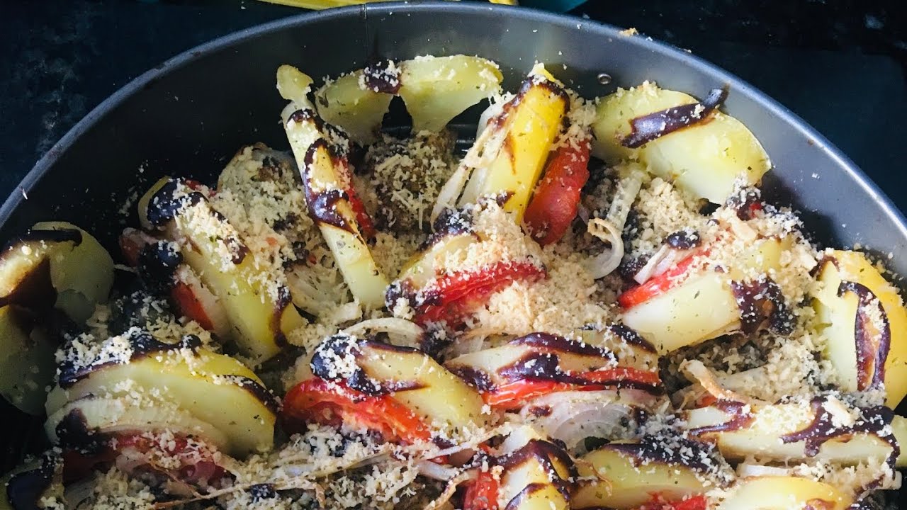 Batata Recheado com carne uma delícia fácil e rápido 