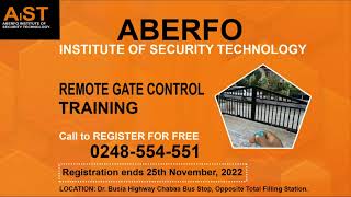 Security Systems Technician Training