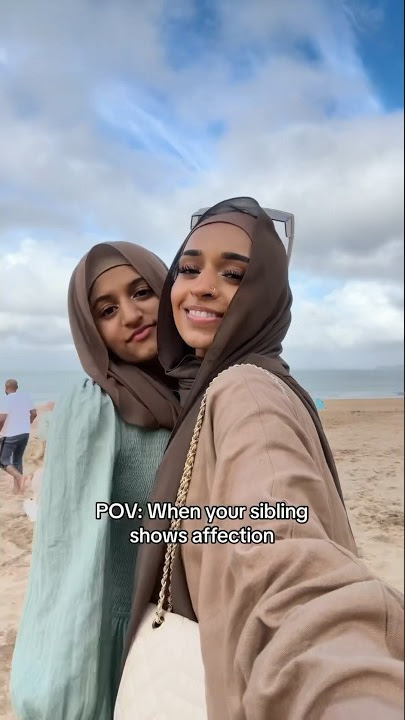 Its always a shock🤣🤣 (vocals only) #sisters #hijabi
