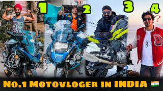 Who is NO.1 Motovlogger of INDIA 😱 ? ABP Live News 🔥