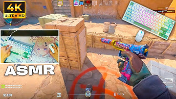 SLEEPY CHILL MECHANICAL ASMR SOUNDS 😴 CS2 DUST 2 RELAXING GAMEPLAY 🎮 4K