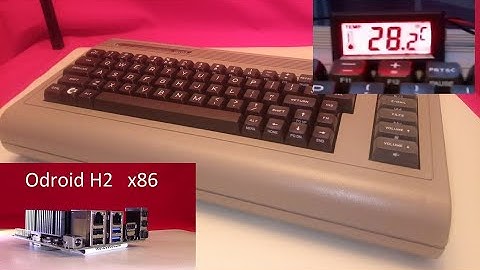 Retro c64 project, fitting a new power switch and thermal checks on the Odroid H2+ x86 - Part 6